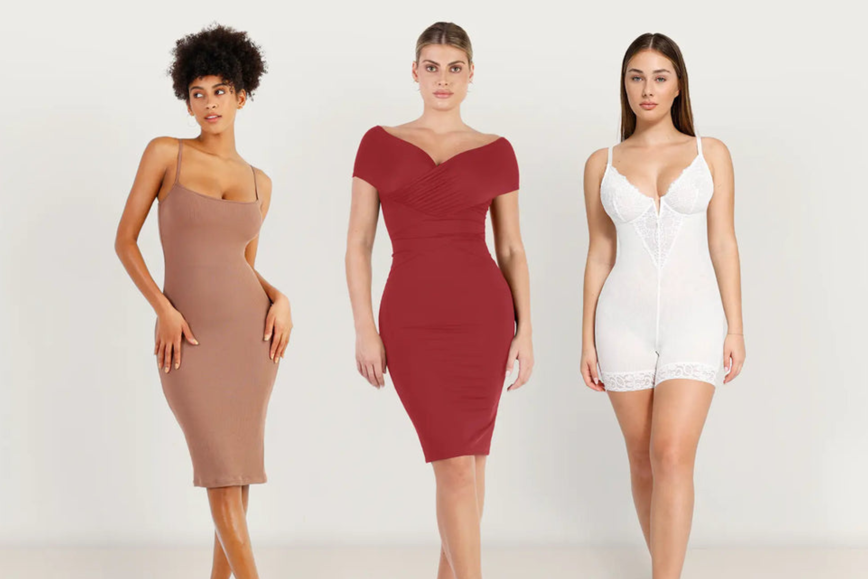 Autumn Layering Made Easy with Popilush Shapewear Dress as Your Base